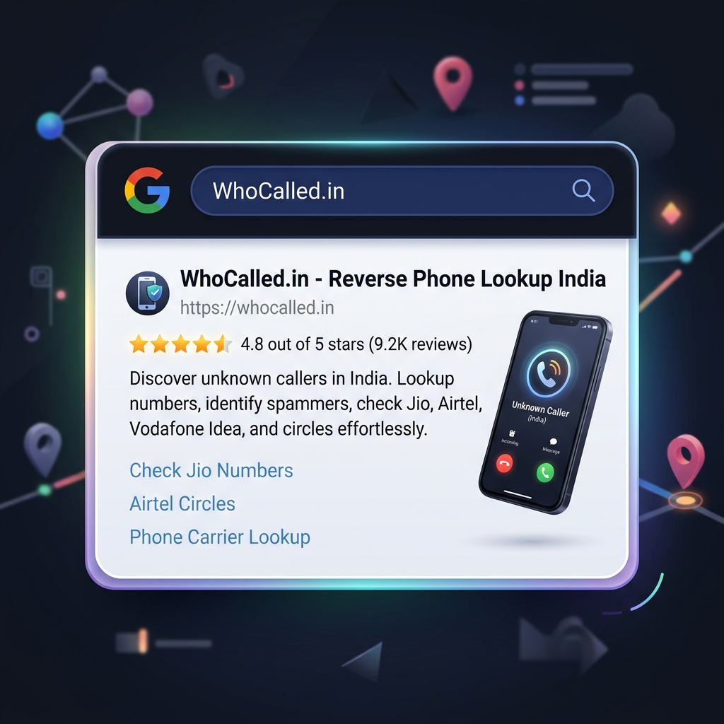 Premium search engine indexing depth for phone lookup keywords